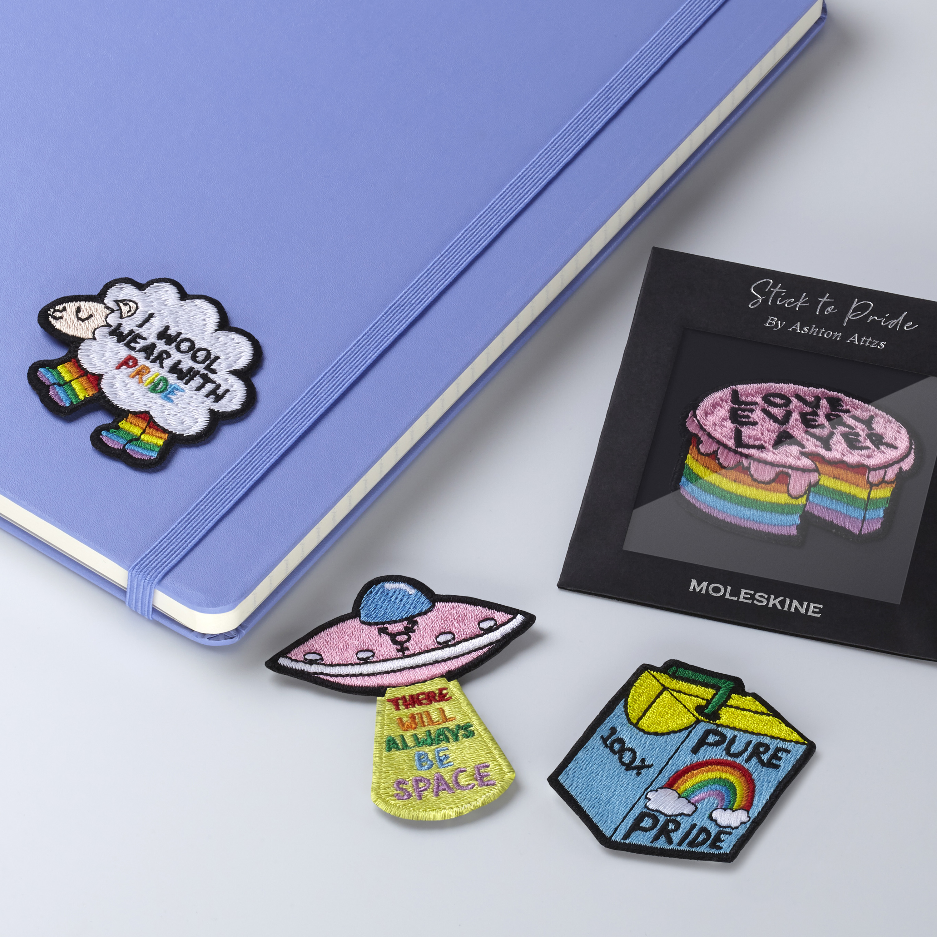 Parche adhesivo de Ashton Attzs Stick to Pride, There Will Always Be Space